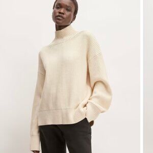 Everlane Organic Cotton Ribbed Turtleneck